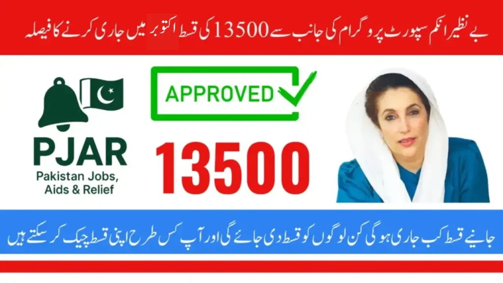 BISP 8171 October 2025 Financial Assistance Of 13500 Approved BISP