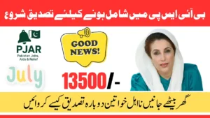 BISP July Payment Reverification 2025 – Step-By-Step Guide via 8171
